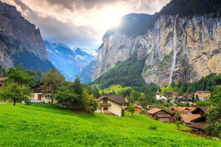 Vallée de Lauterbrunnen et ses cascades